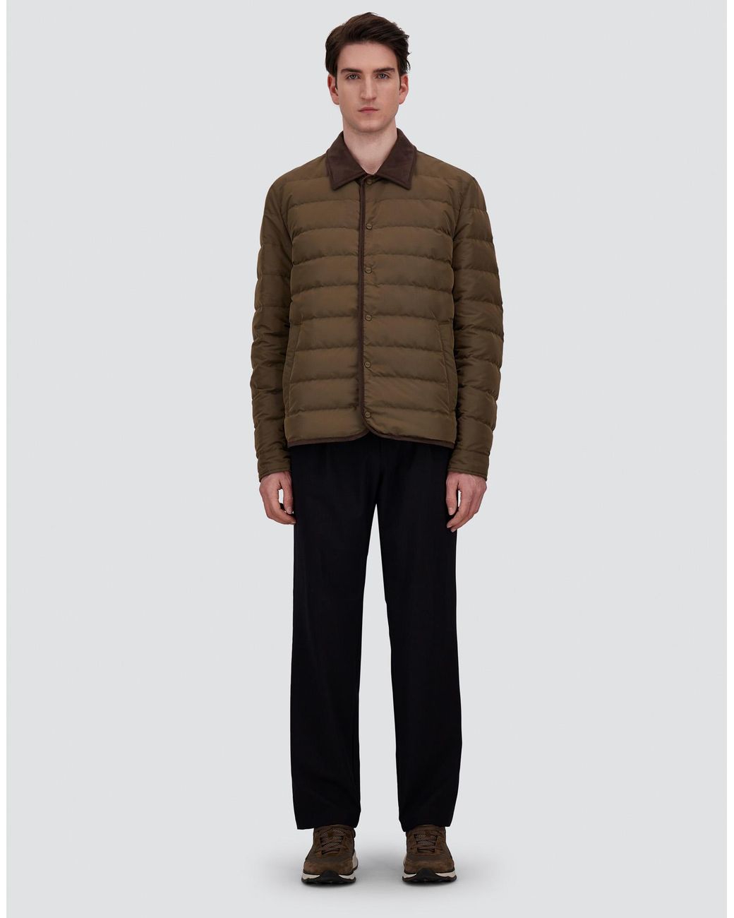 Herno Green Shacket for men