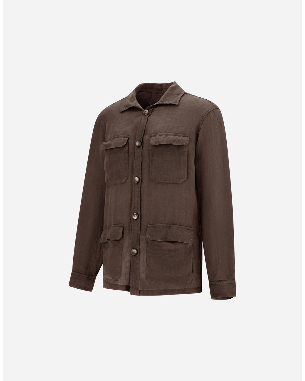 Herno Brown Field Jacket for men