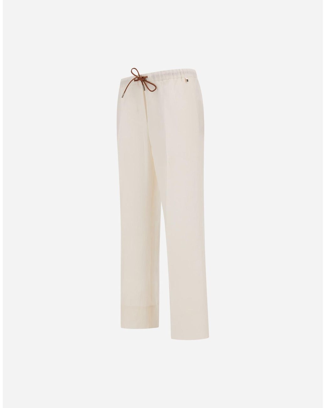 Herno White Trousers