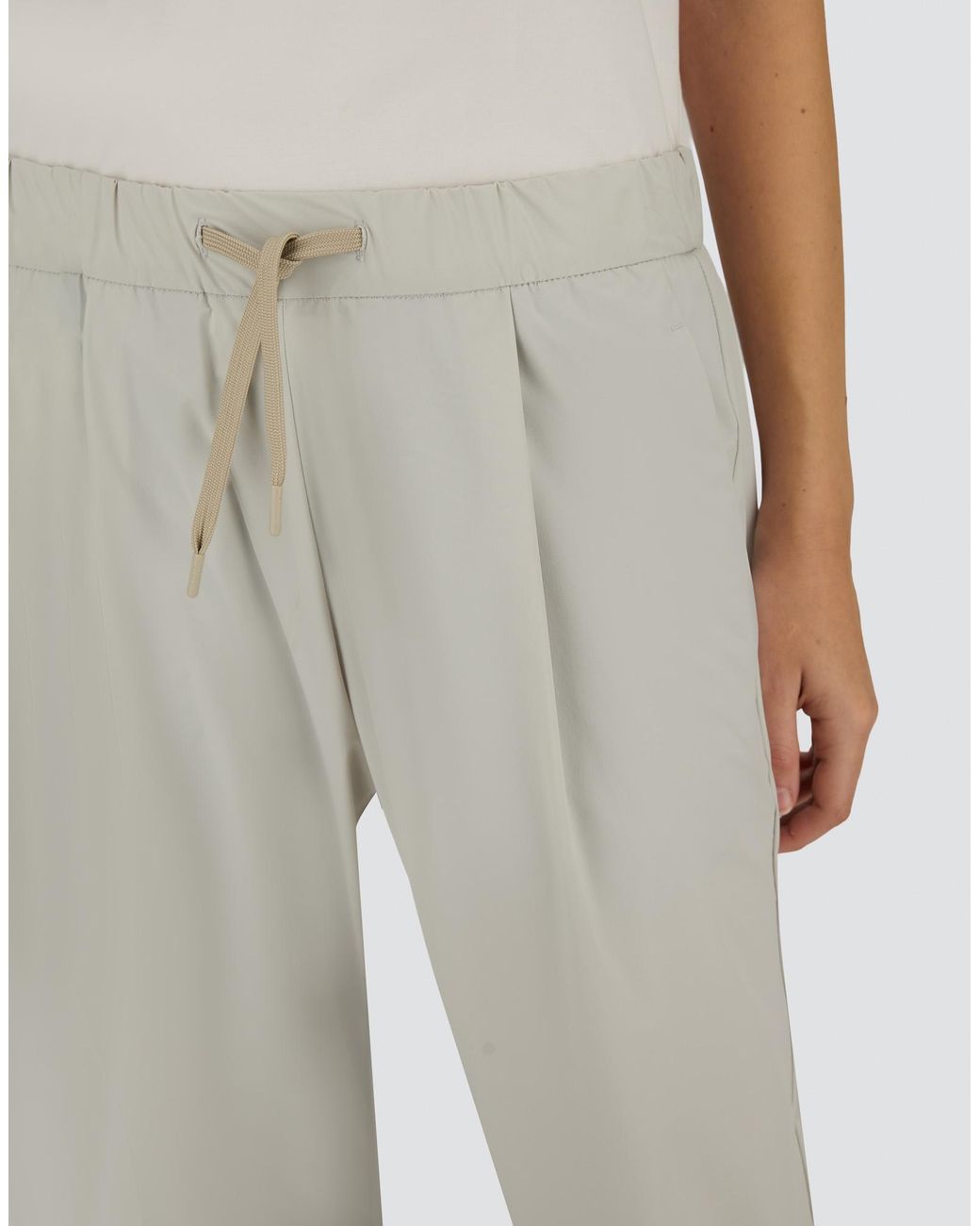 Herno Gray Nylon Maestro Trousers