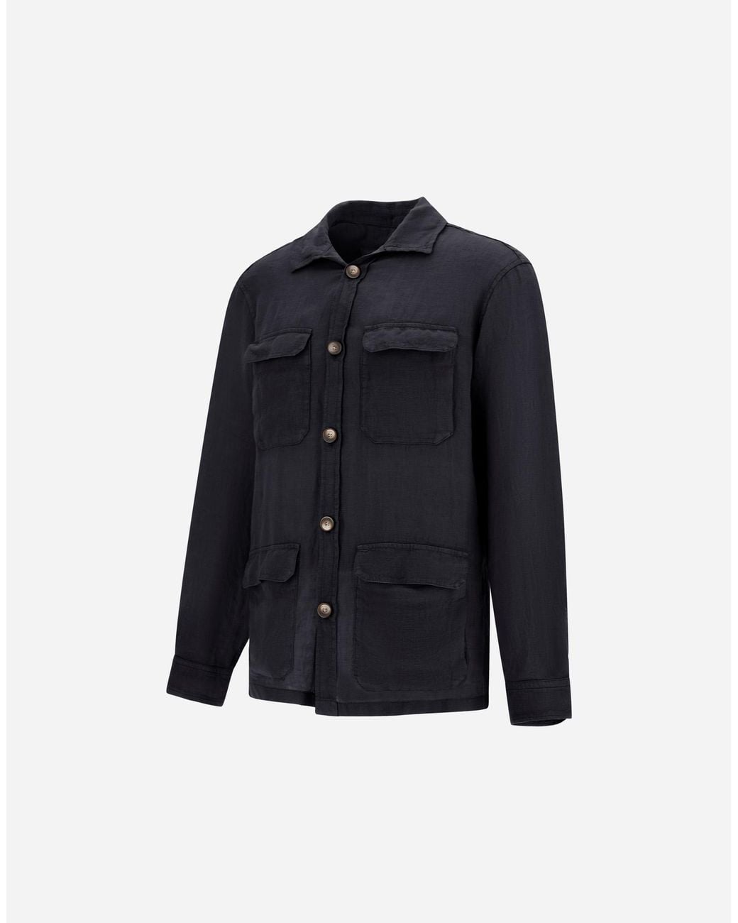 Herno Blue Field Jacket for men