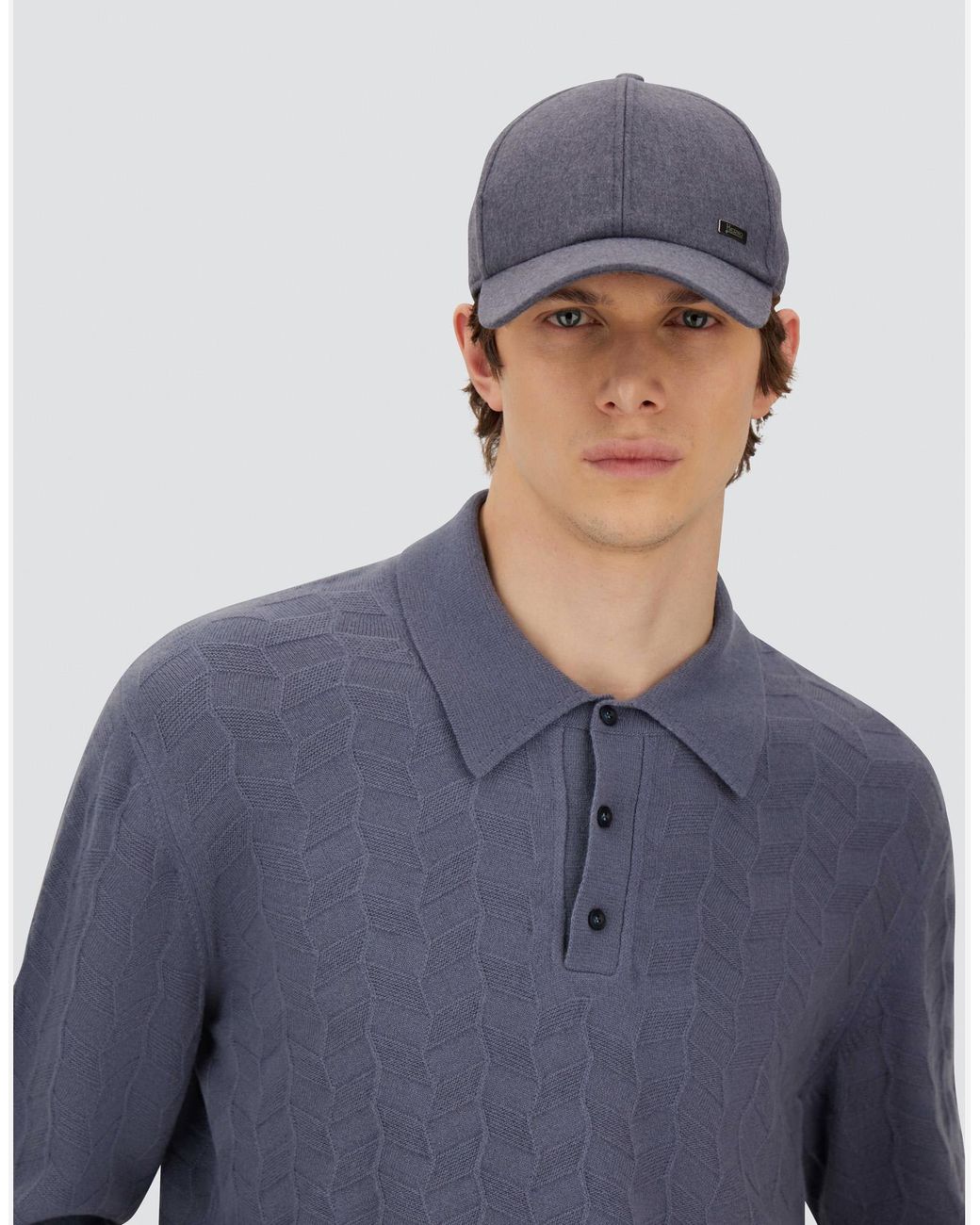 Herno Blue Resort Baseball Cap for men