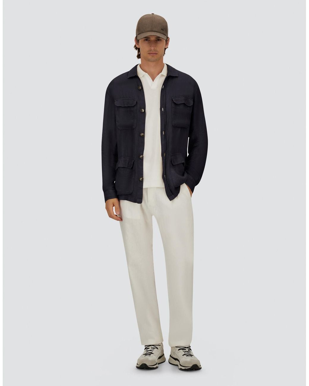 Herno Blue Field Jacket for men