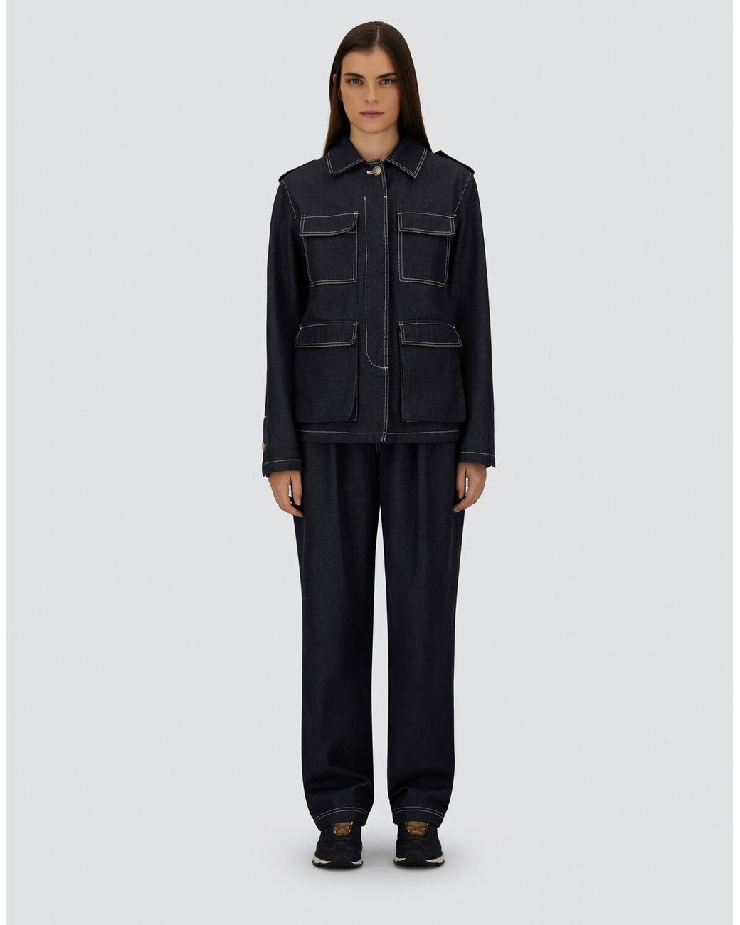 Herno Blue Field Jacket