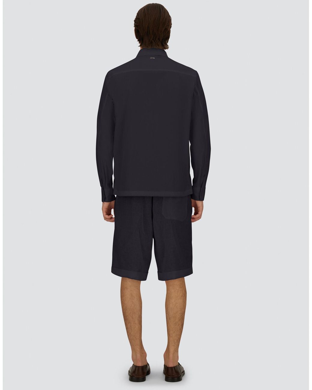 Herno Blue Shacket for men