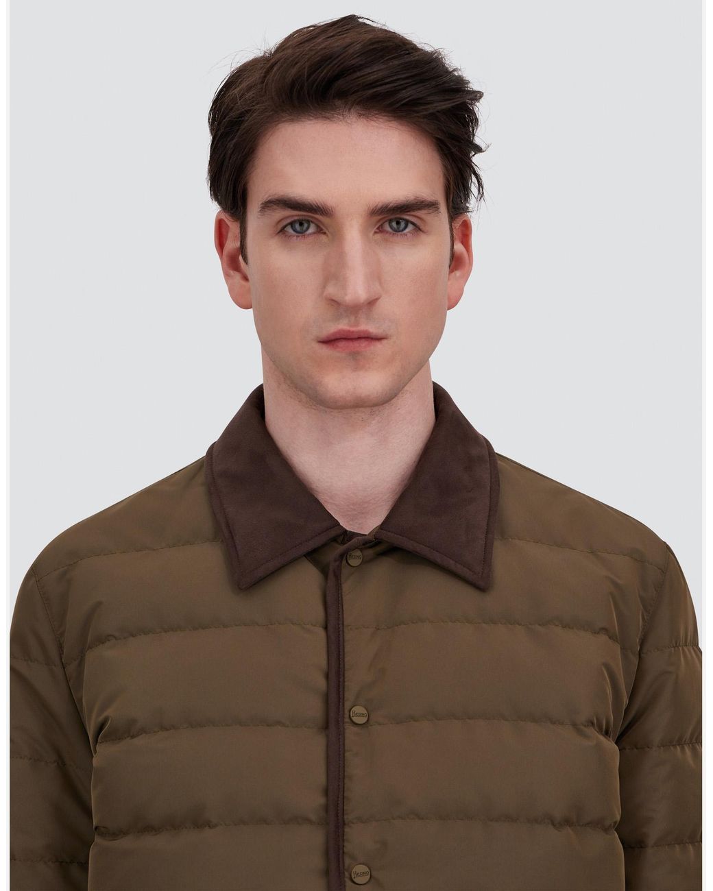 Herno Green Shacket for men