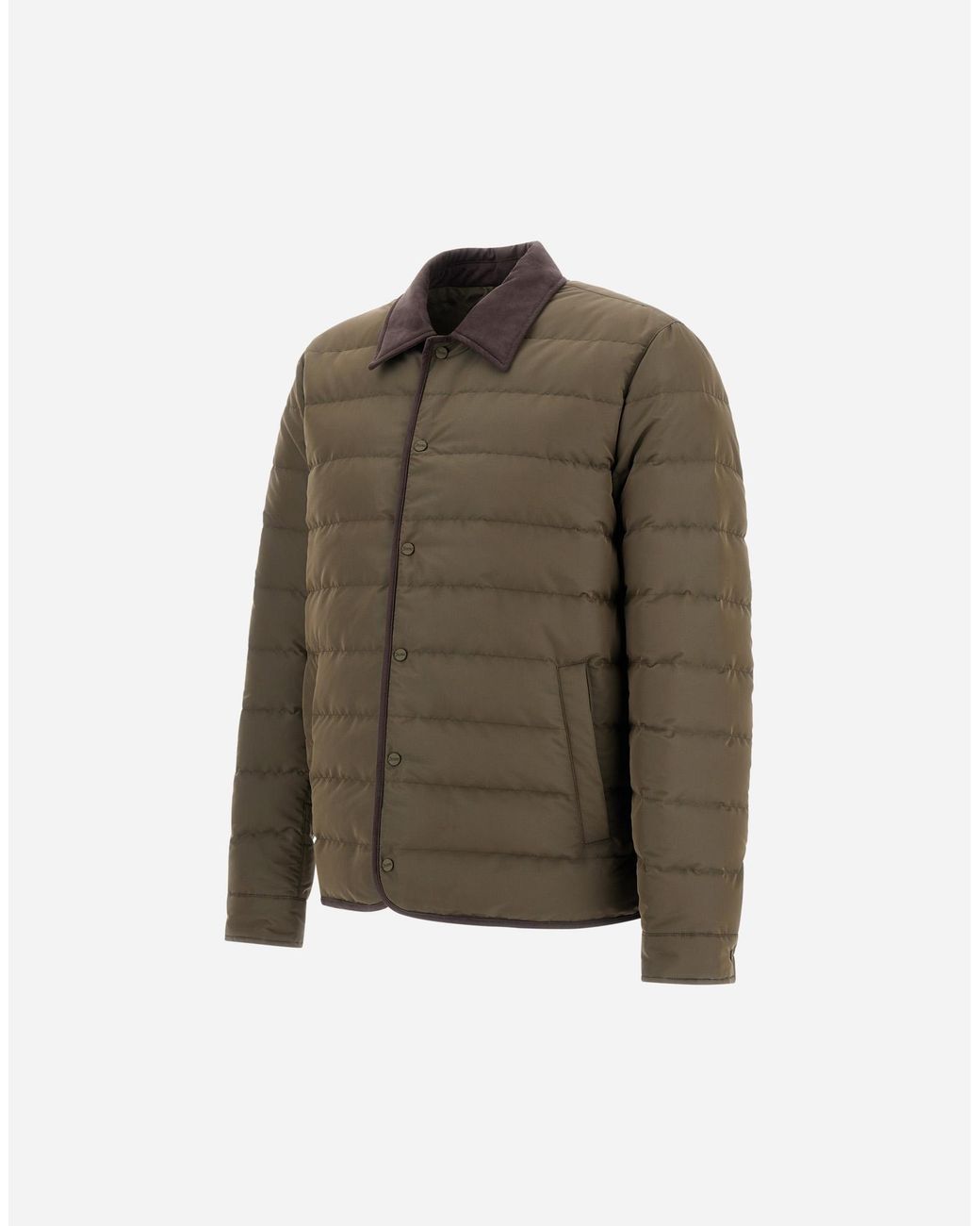 Herno Green Shacket for men