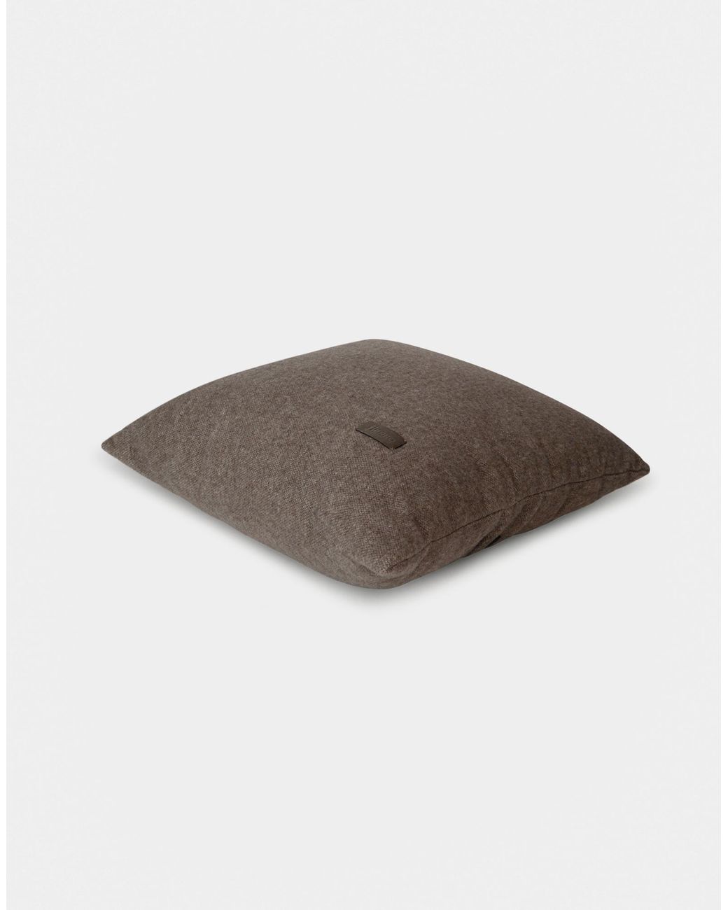 Herno Brown Habita Wool And Cashmere Cushion