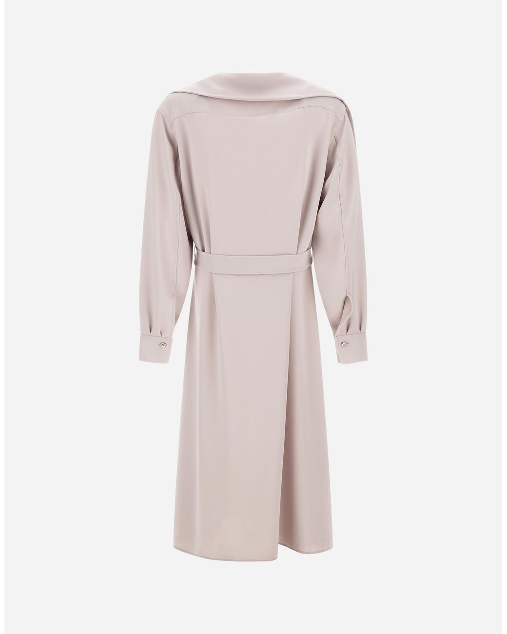 Herno Pink Kleid Aus Lucent Cady