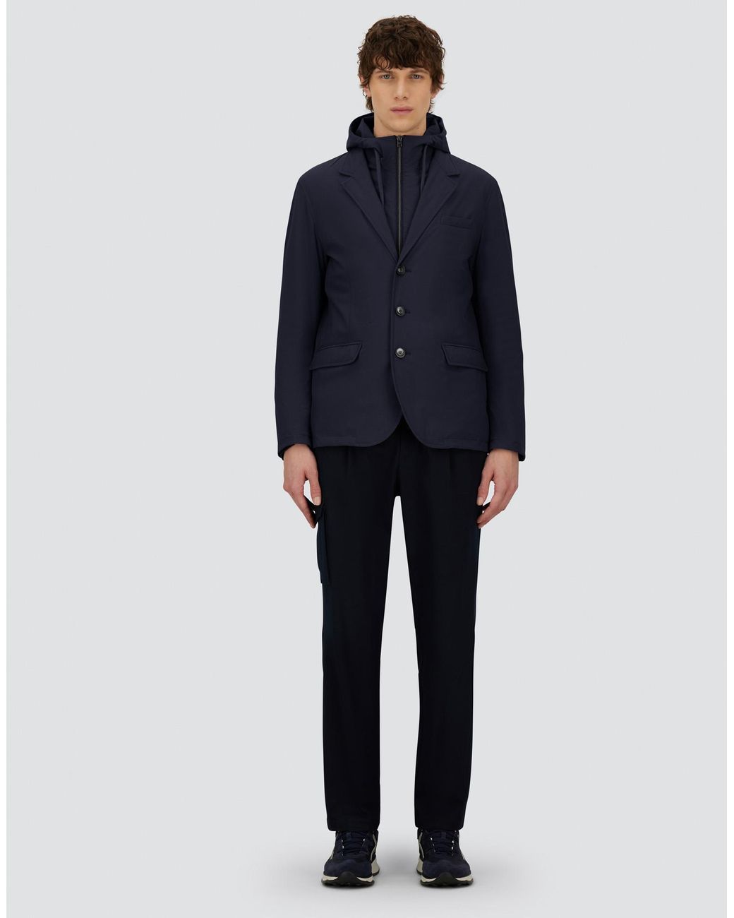 Herno Blue Resort Blazer for men