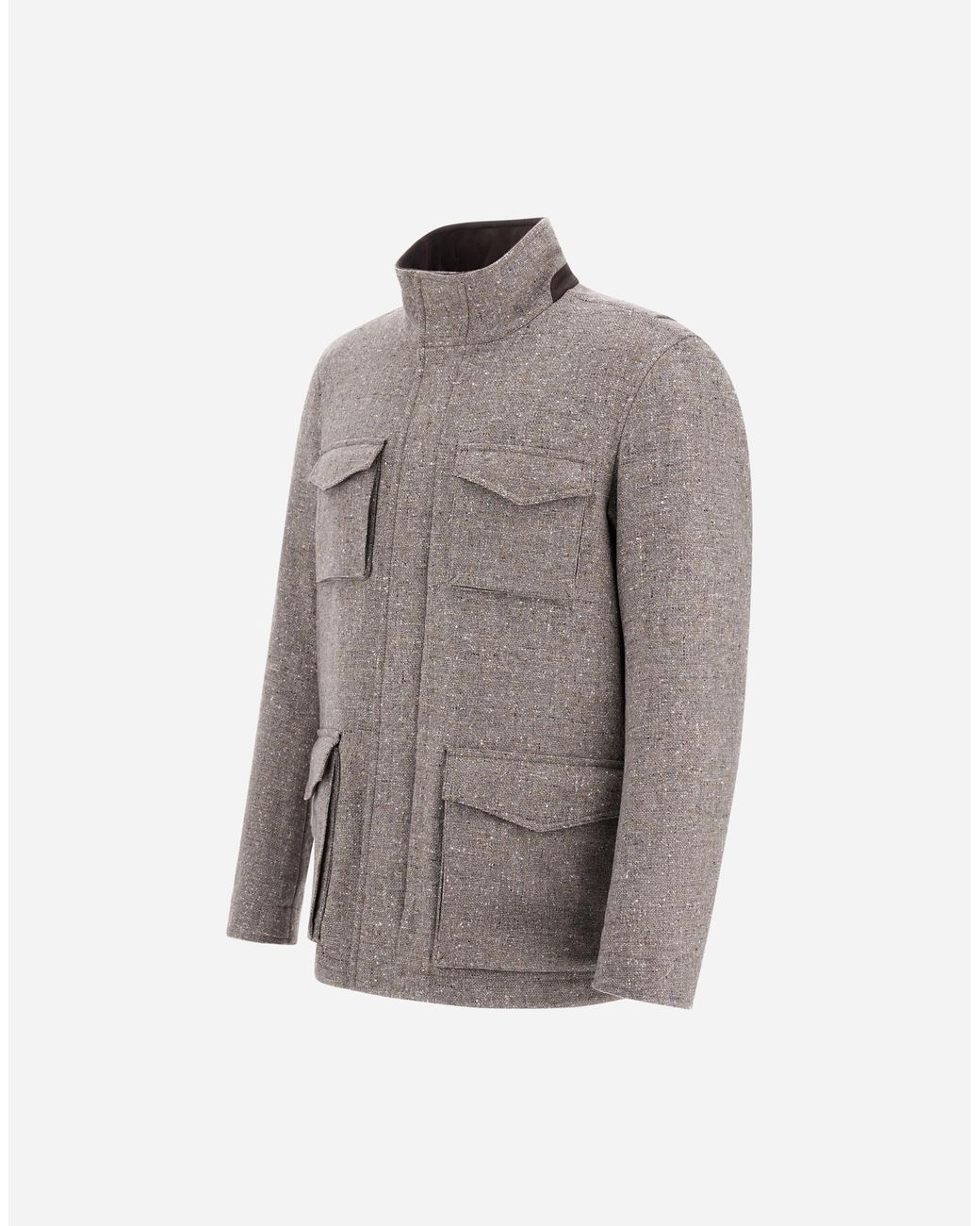 Herno Gray Resort Field Jacket for men