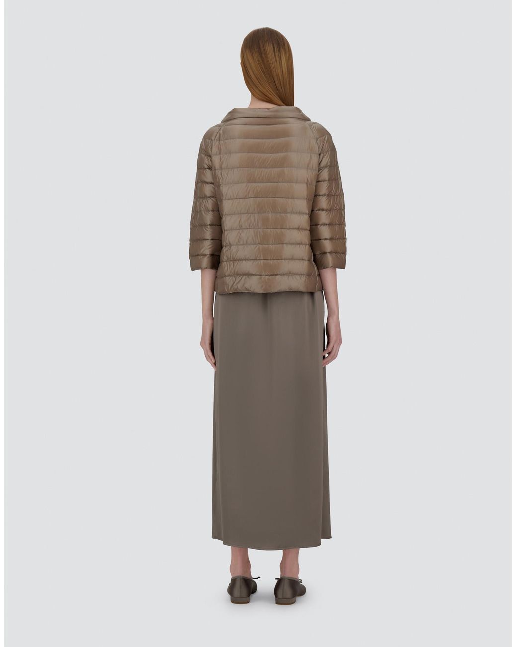Herno Natural Reversible Cape Nylon Ultralight