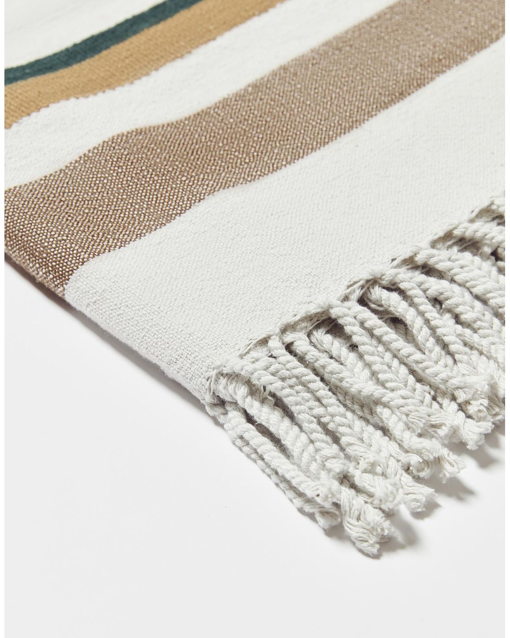 Herno White Cotton And Linen Summer Throw