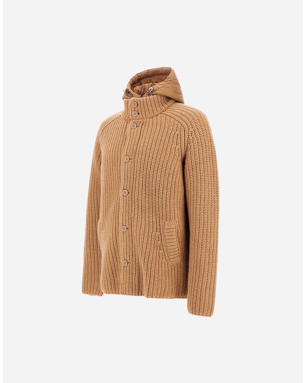 Herno Brown Cardigan for men
