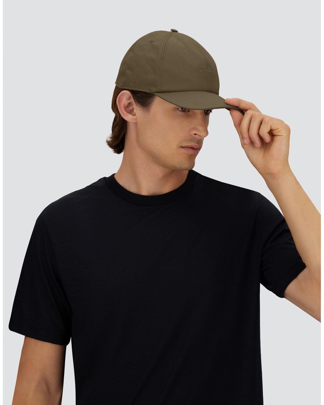 Herno Green Baseball Cap for men