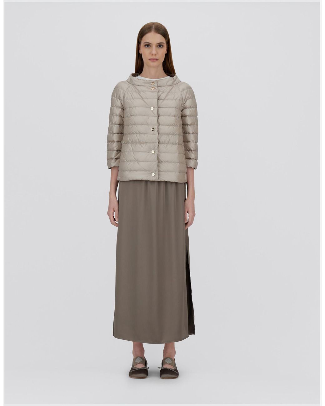 Herno Natural Reversible Cape Nylon Ultralight
