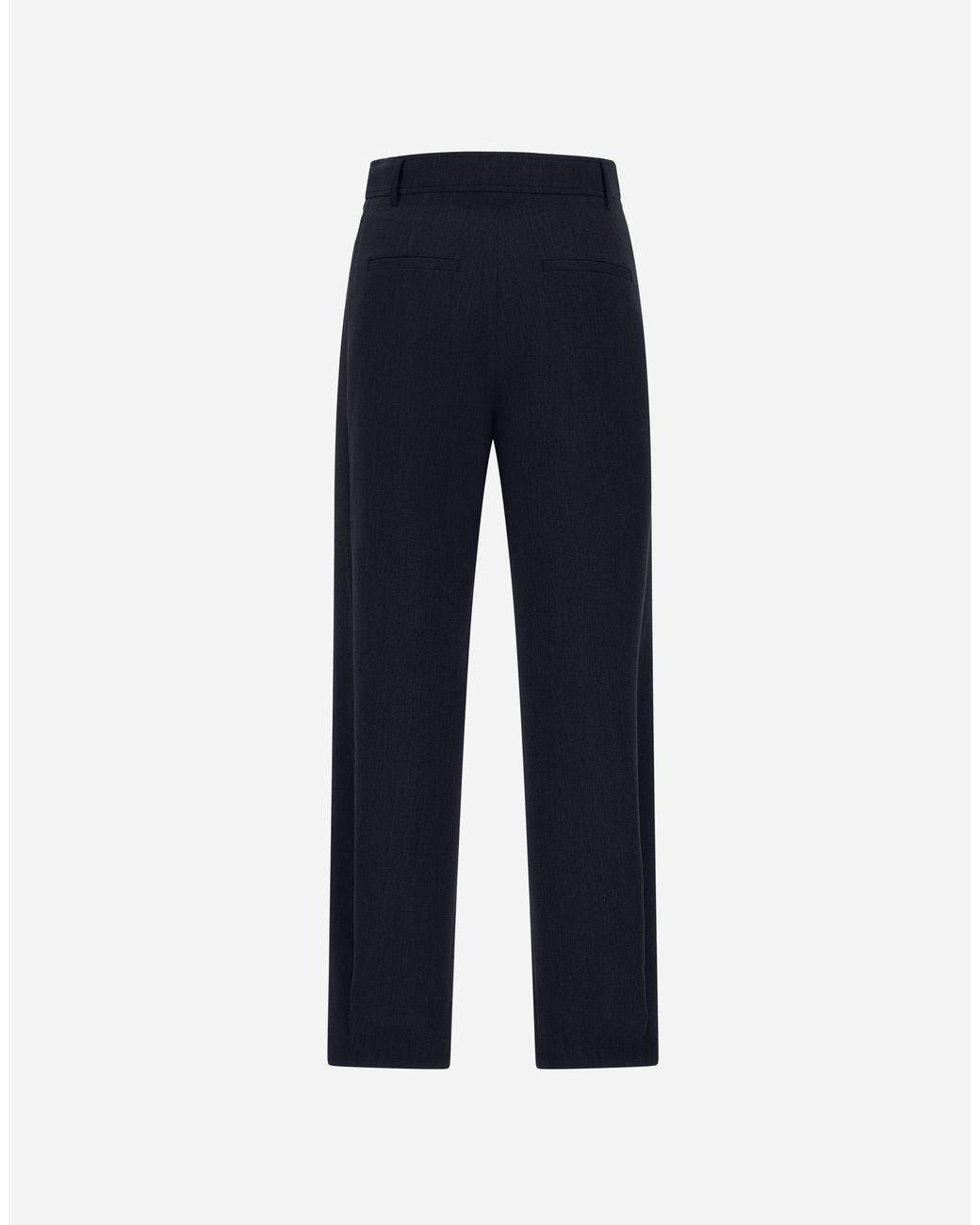 Herno Blue Fluid Twill Trousers
