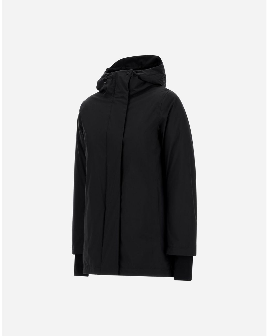 Herno Black A-Shape Jacket