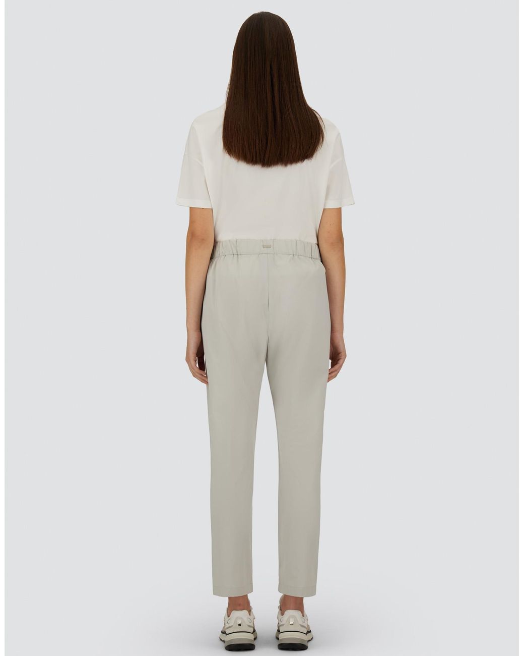 Herno Gray Nylon Maestro Trousers