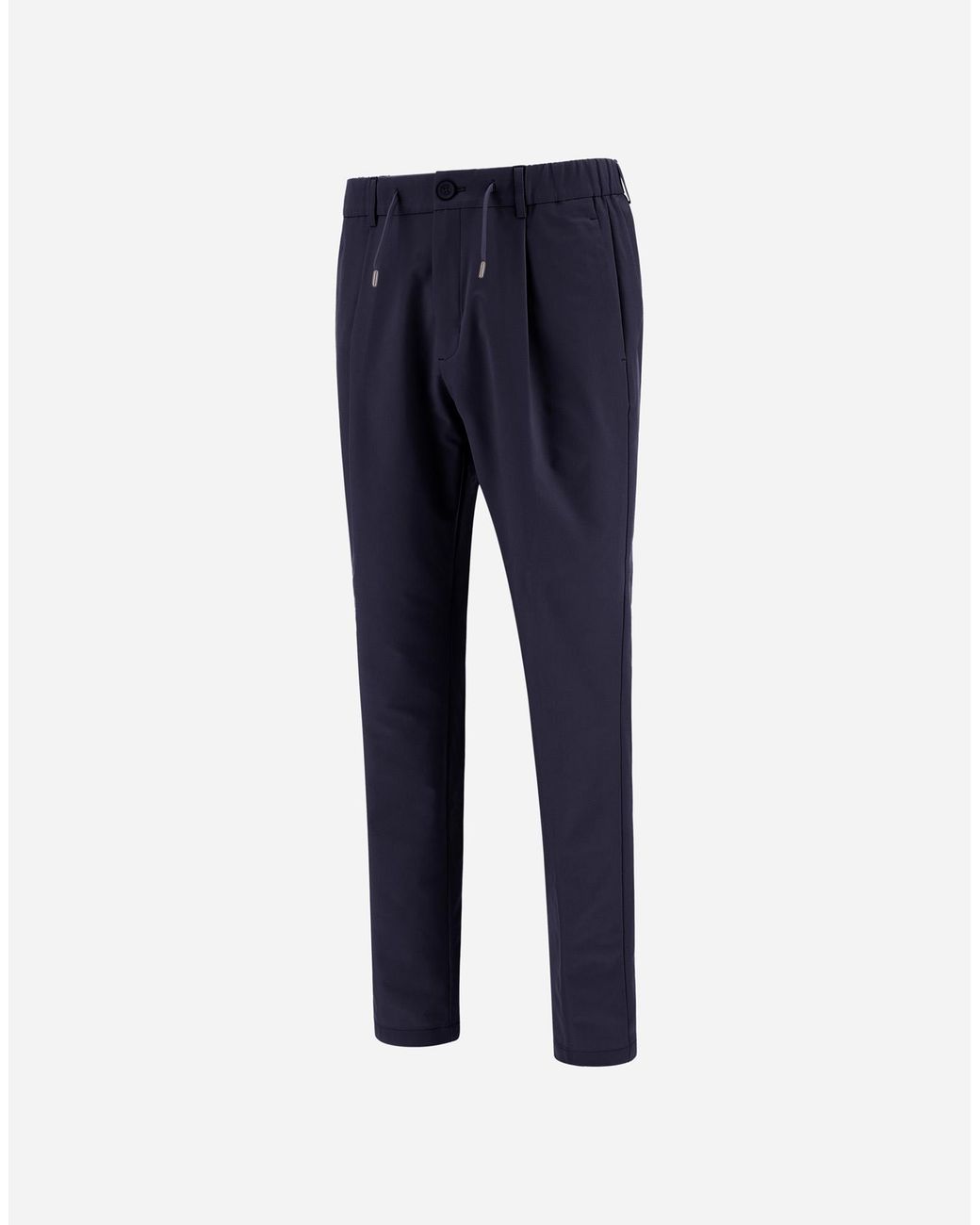 Herno Blue Technical Stretch Fabric Trousers for men
