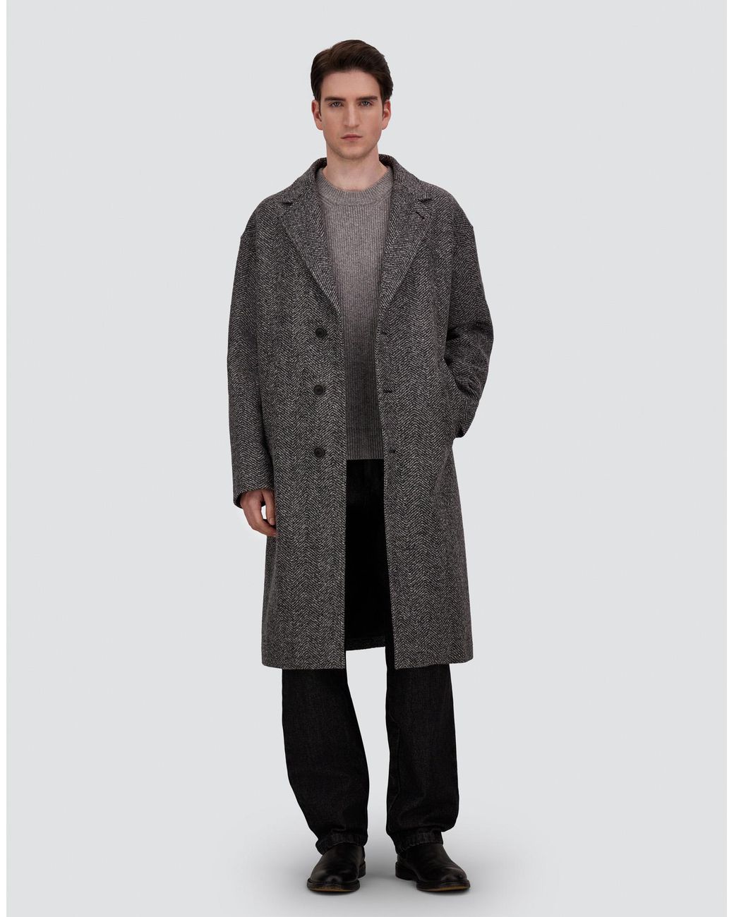 Herno Gray Coat for men