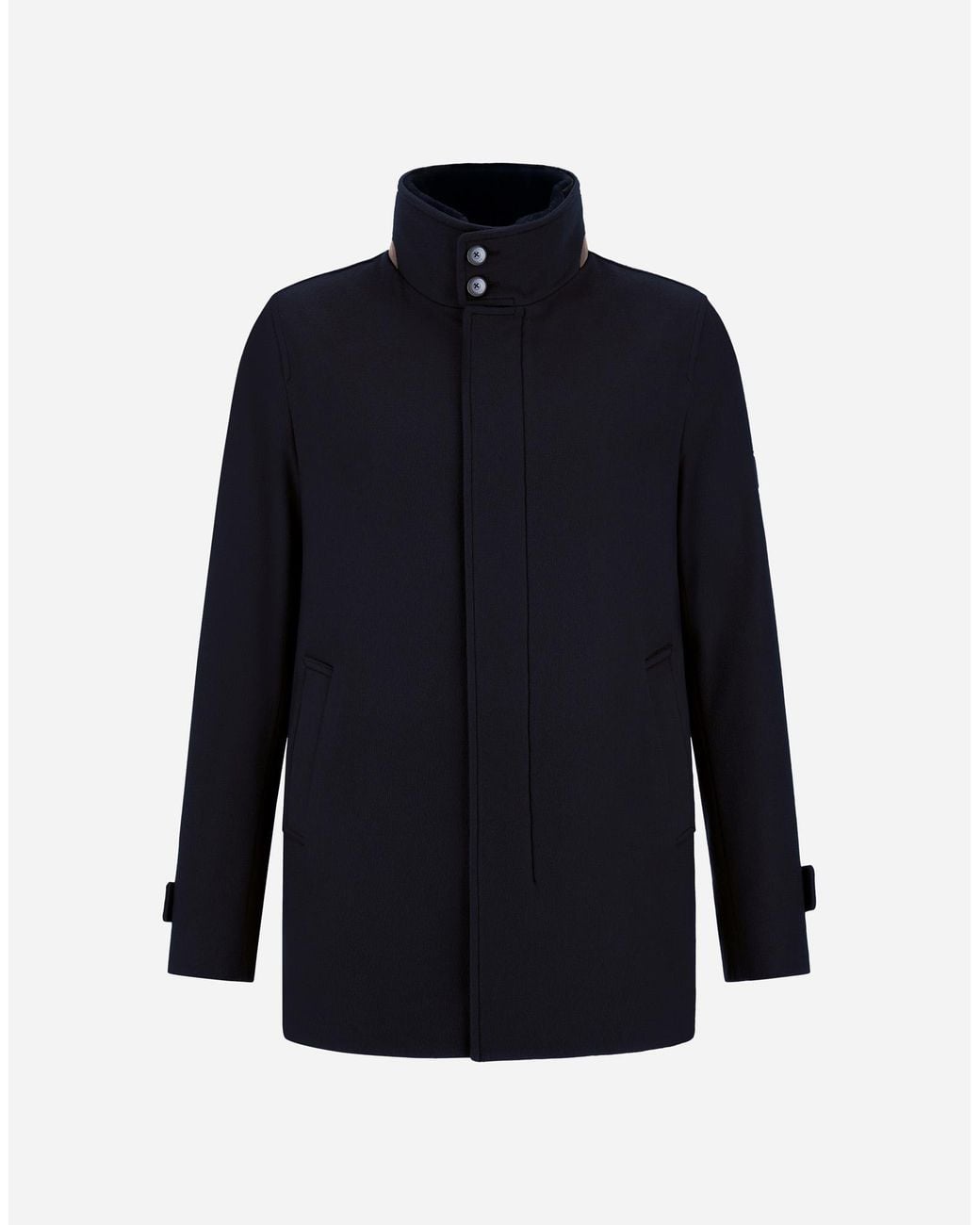Herno Blue Short Coat for men