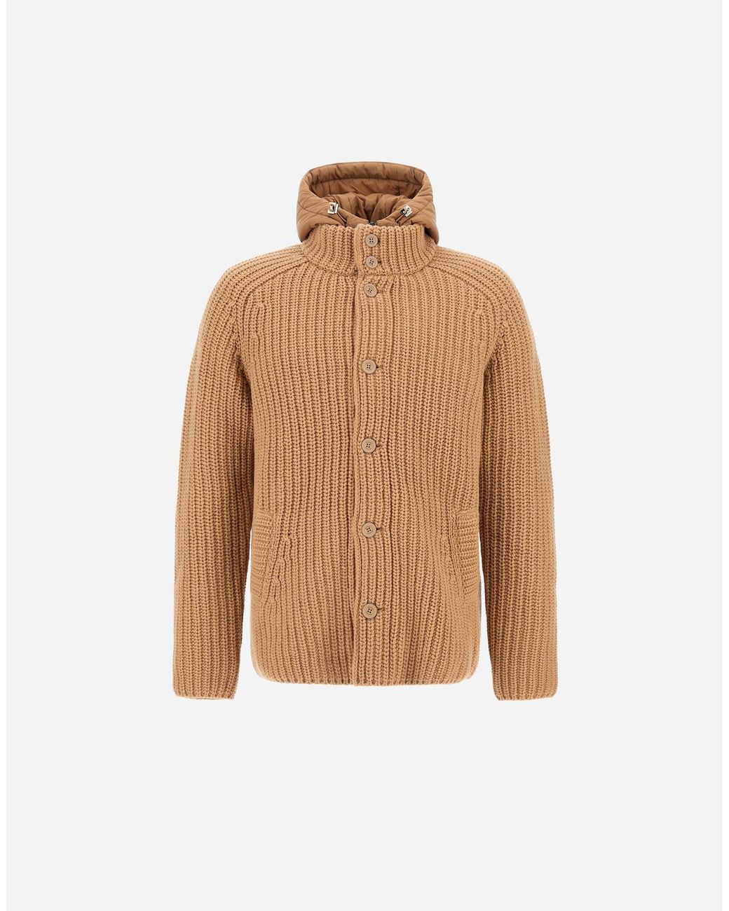 Herno Brown Cardigan for men