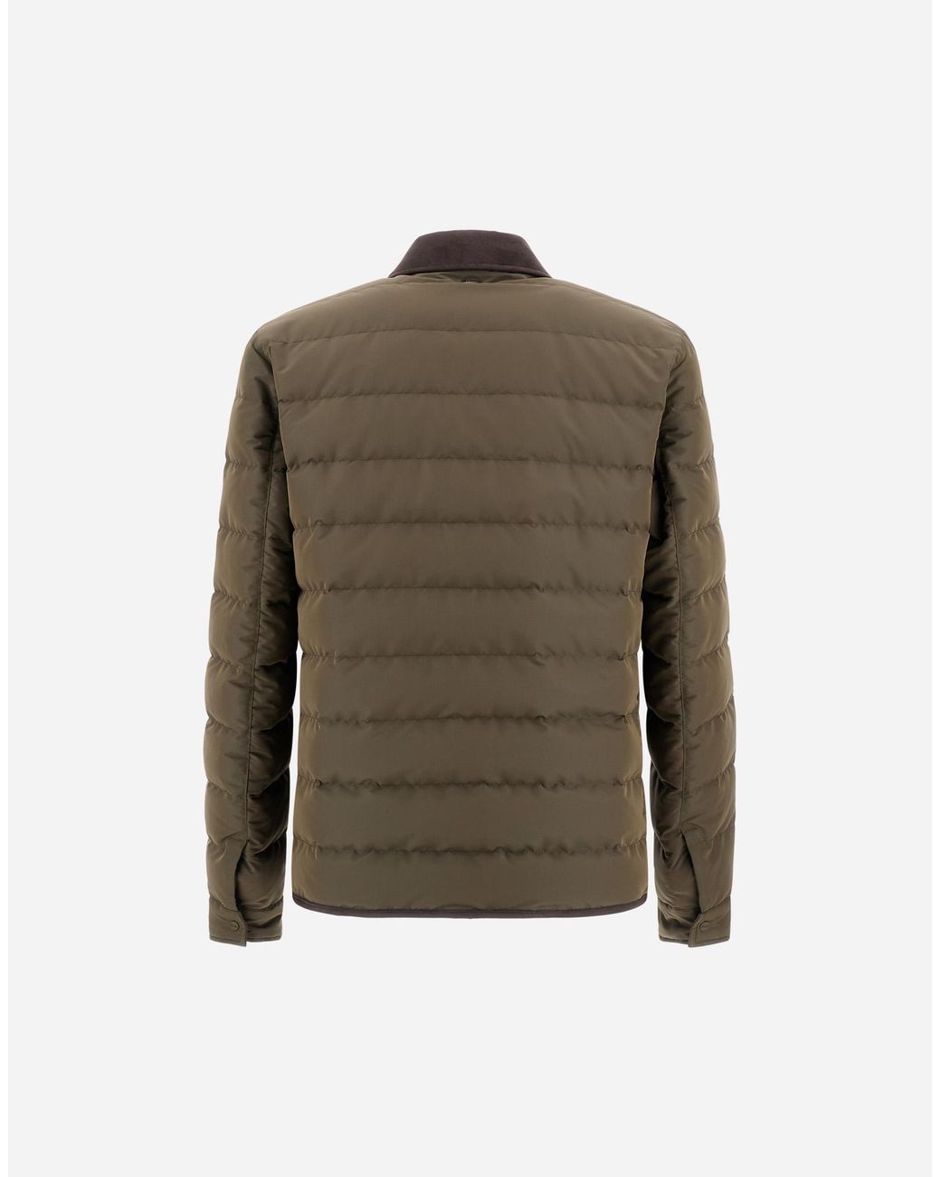 Herno Green Shacket for men