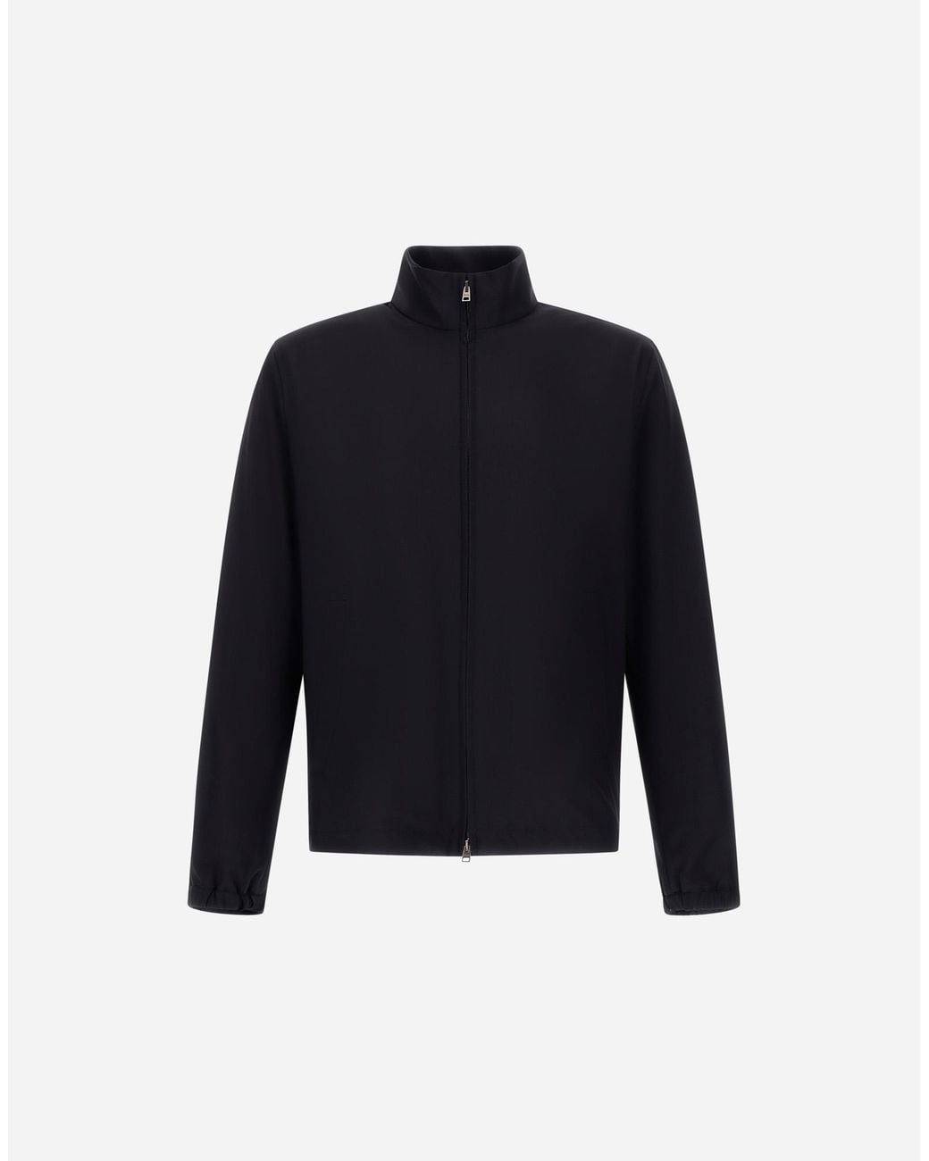 Herno Blue Jacket With Zip for men