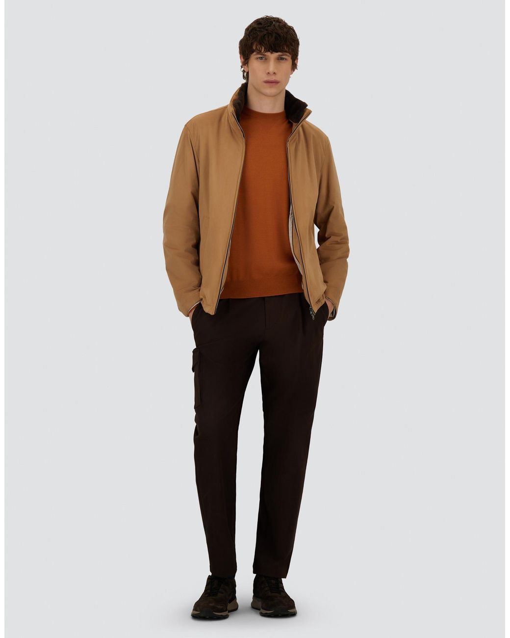 Herno Orange Resort Sweater for men