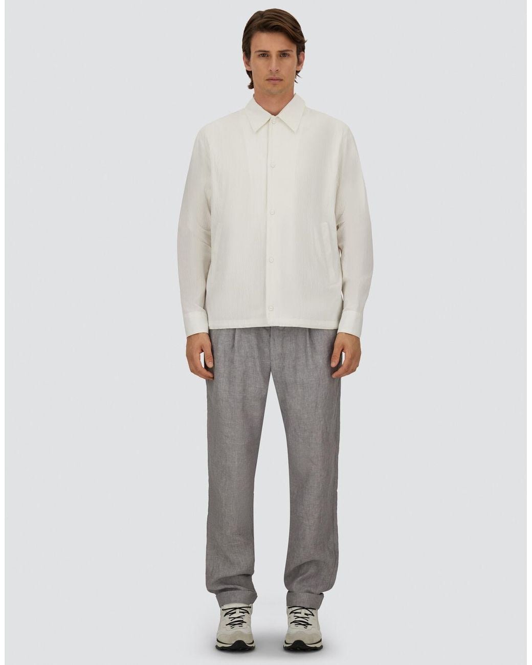 Herno White Shacket for men