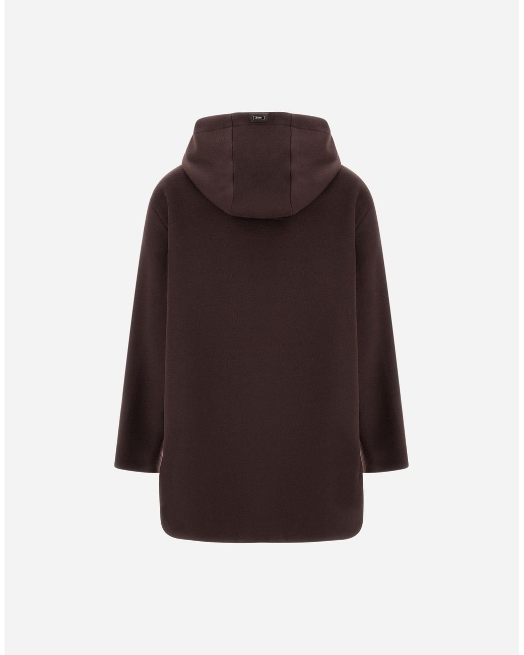 Herno Brown Sable-Effect Wool Jacket