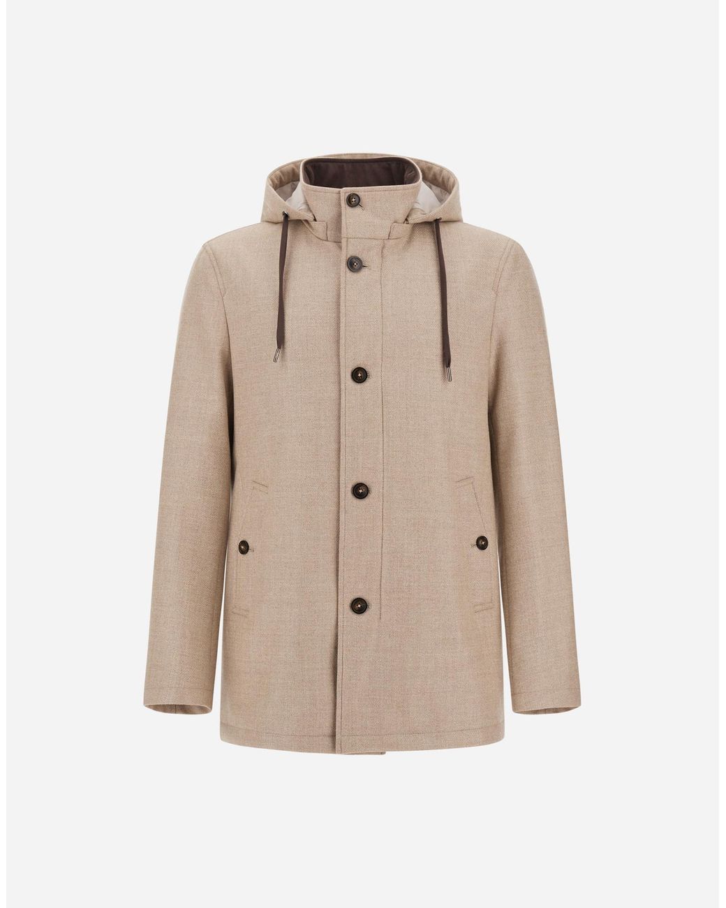 Herno Natural Short Parka for men