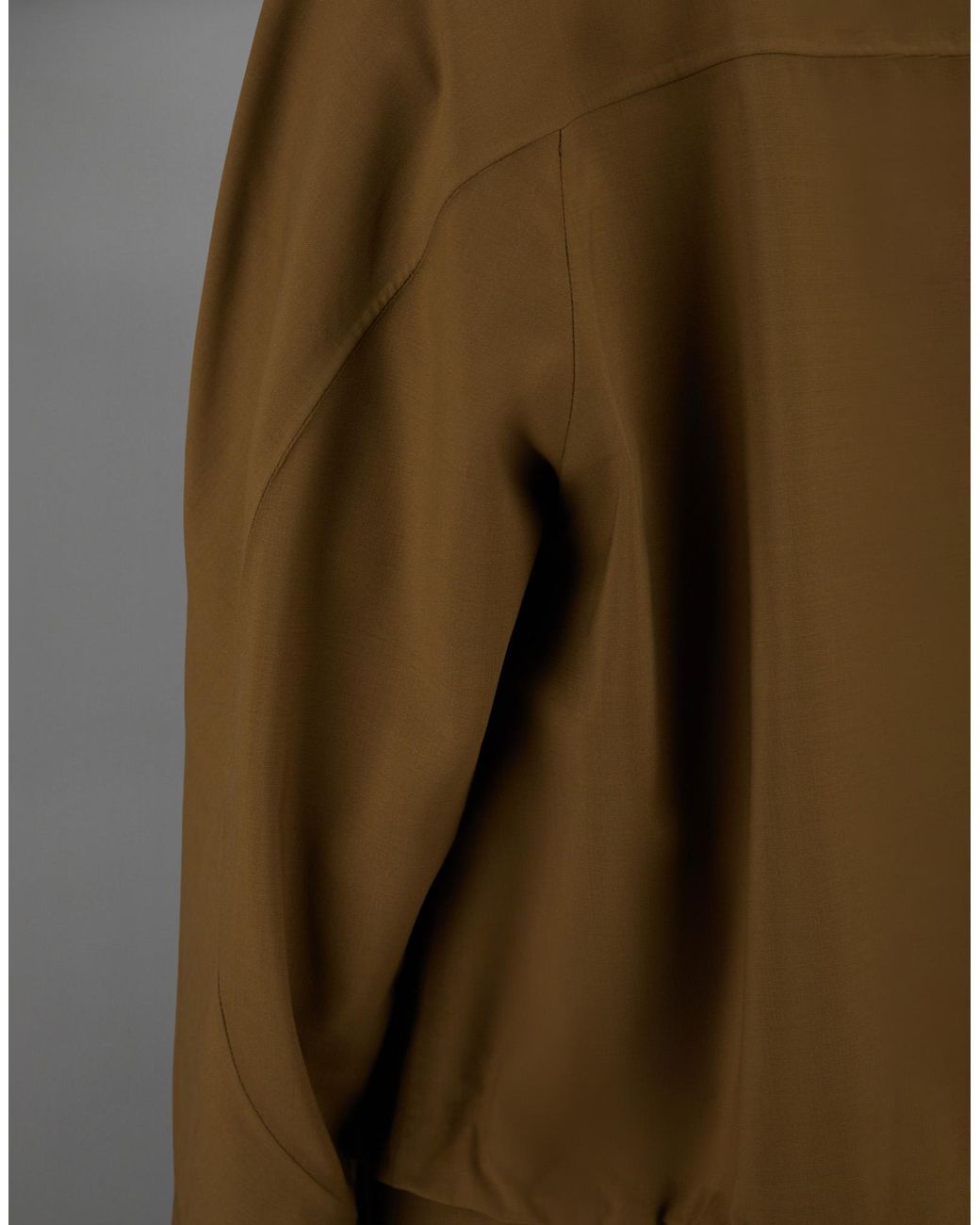 Herno Green Laminar Jacket With High Collar