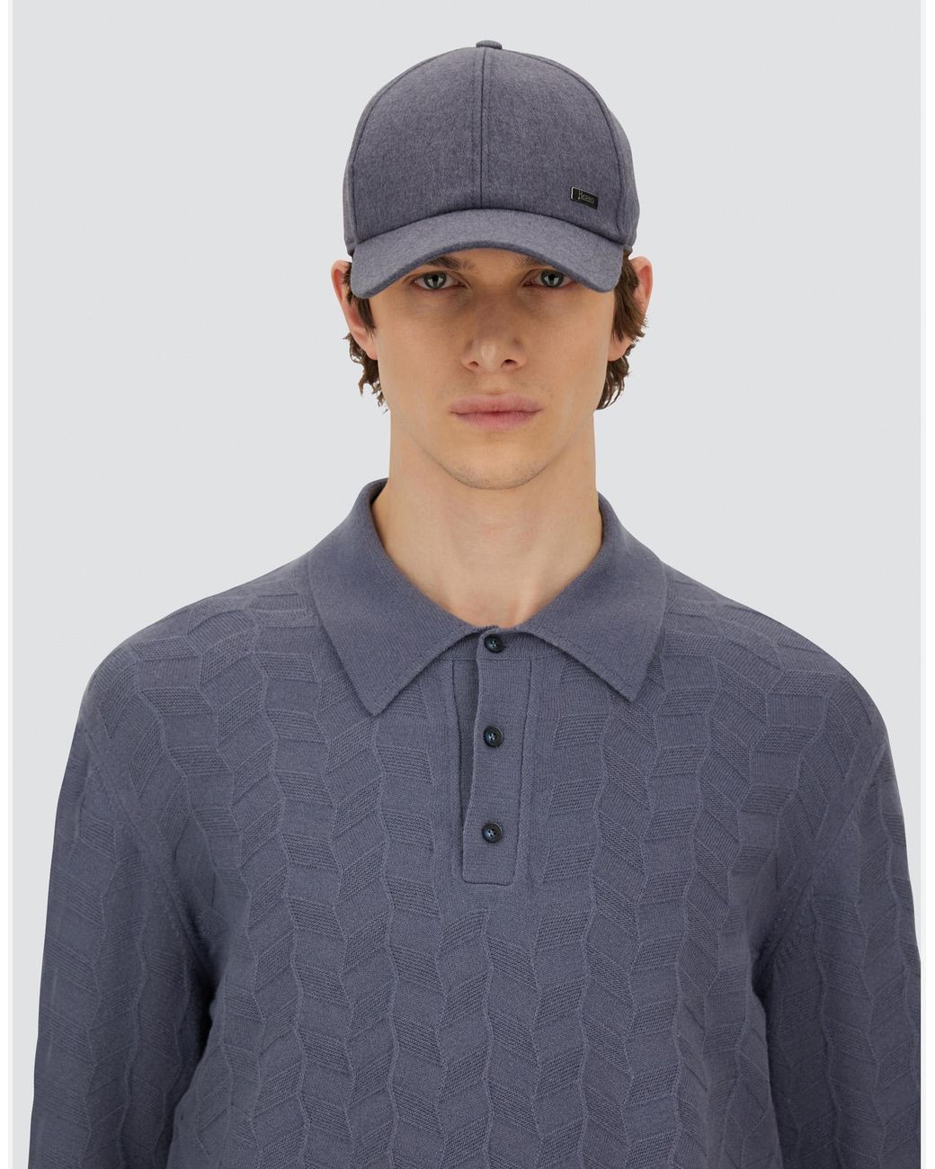 Herno Blue Resort Baseball Cap for men