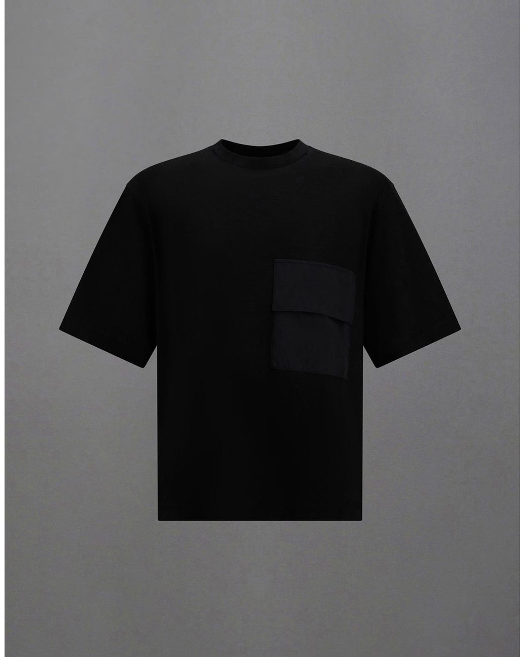 Herno Black Laminar T-Shirt
