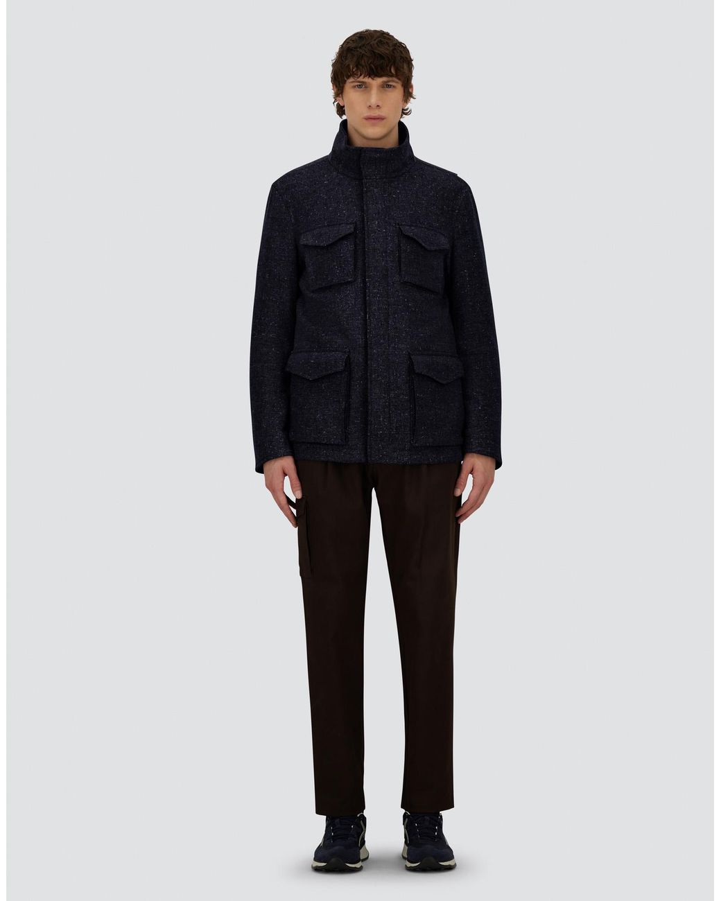 Herno Blue Resort Field Jacket for men