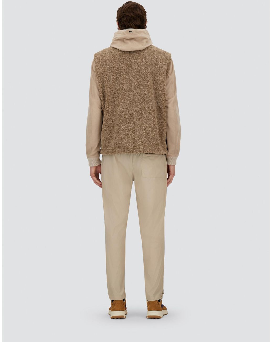 Herno Brown Resort Vest for men