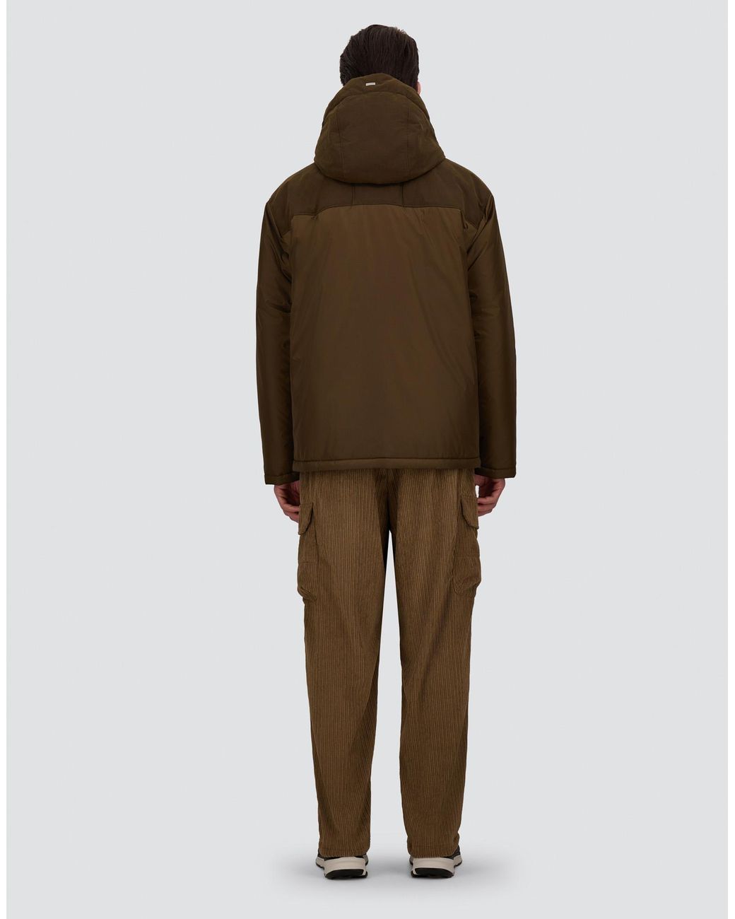 Herno Green Short Parka for men