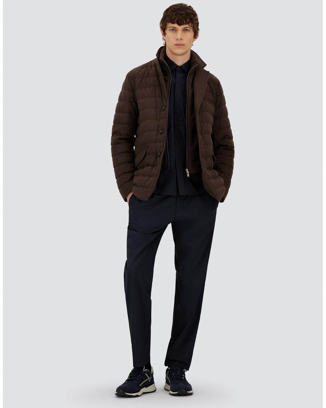 Herno Blue Resort Shirt for men