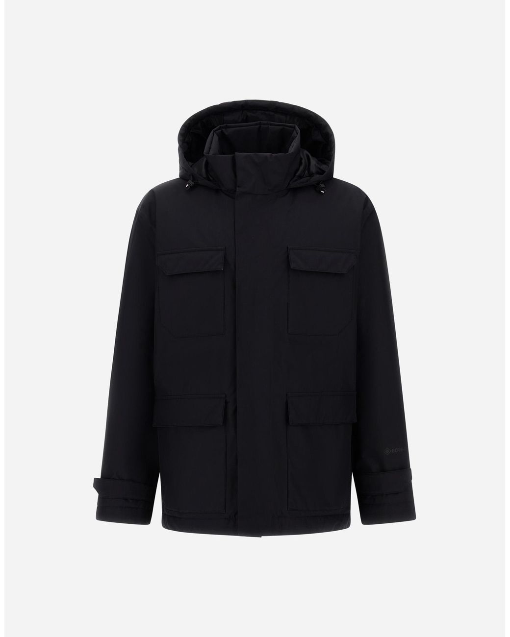 Herno Blue 2-Layer Gore-Tex Jacket for men