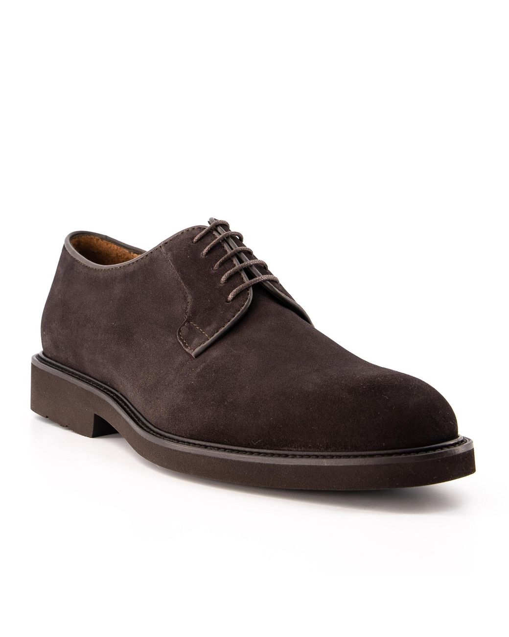 Lottusse Herren Schnürschuhe Veloursleder in Brown für Herren