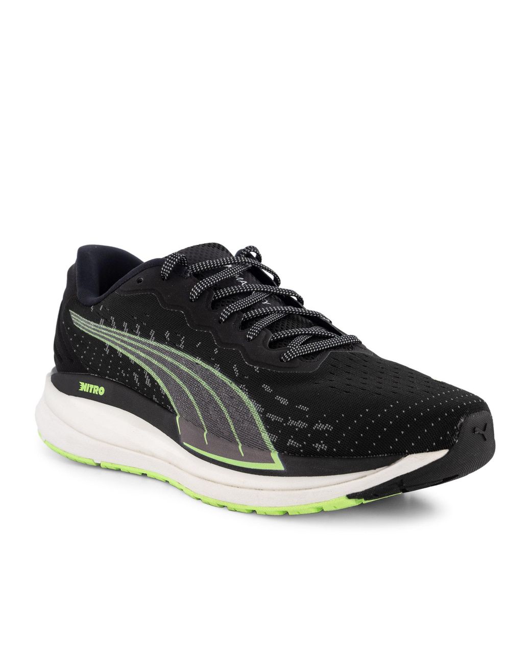 PUMA Herren Laufschuhe Textil & Canvas in Black für Herren