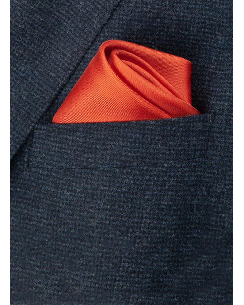 Ascot Herren Einstecktuch Seide in Red für Herren