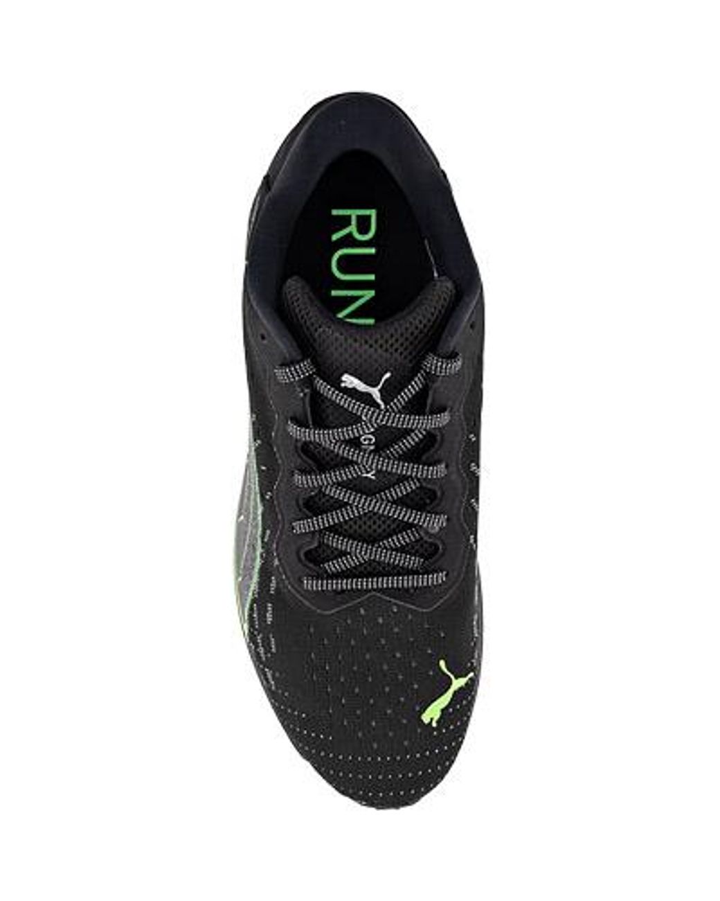 PUMA Herren Laufschuhe Textil & Canvas in Black für Herren