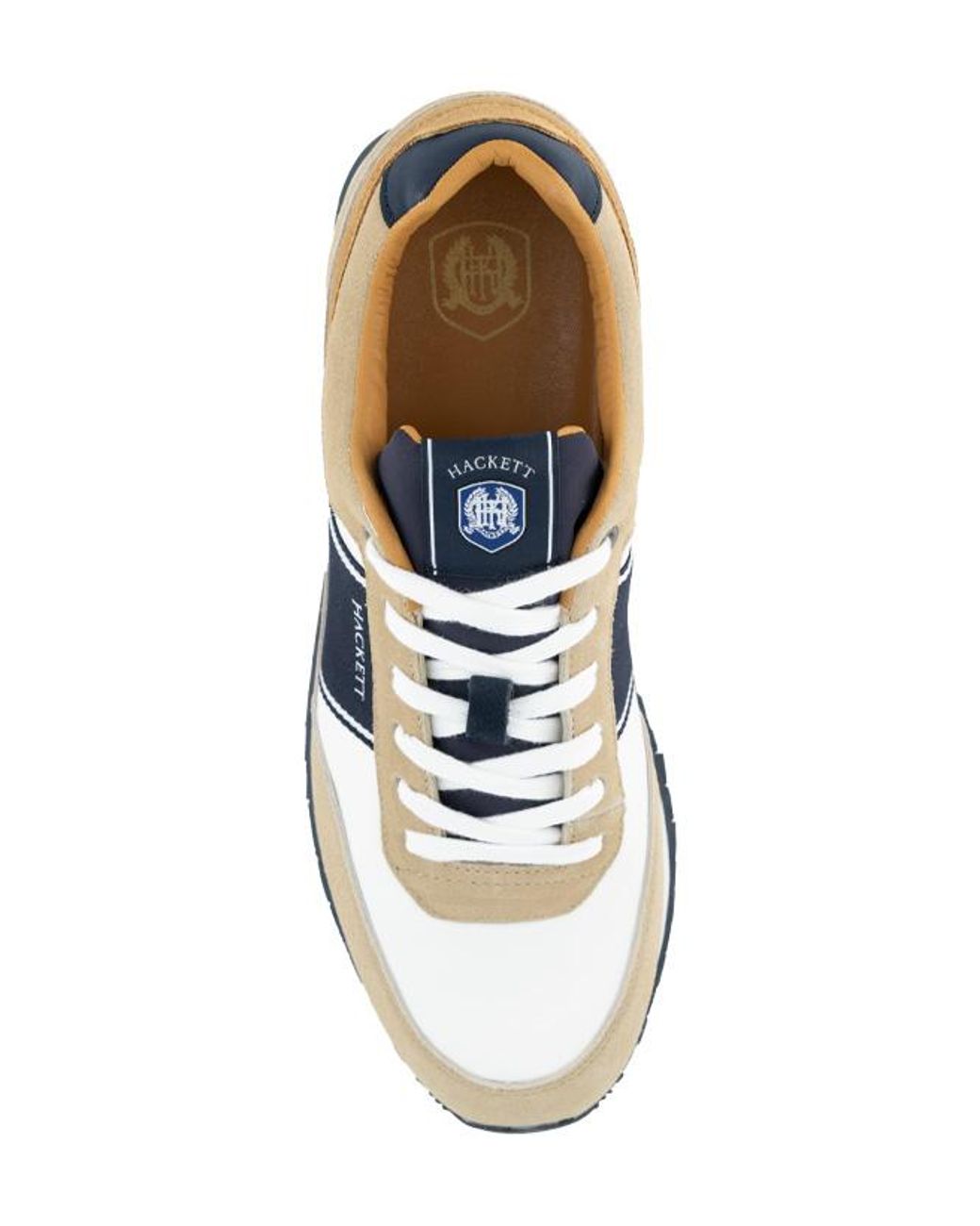 Hackett Herren Sneaker Glattleder in White für Herren