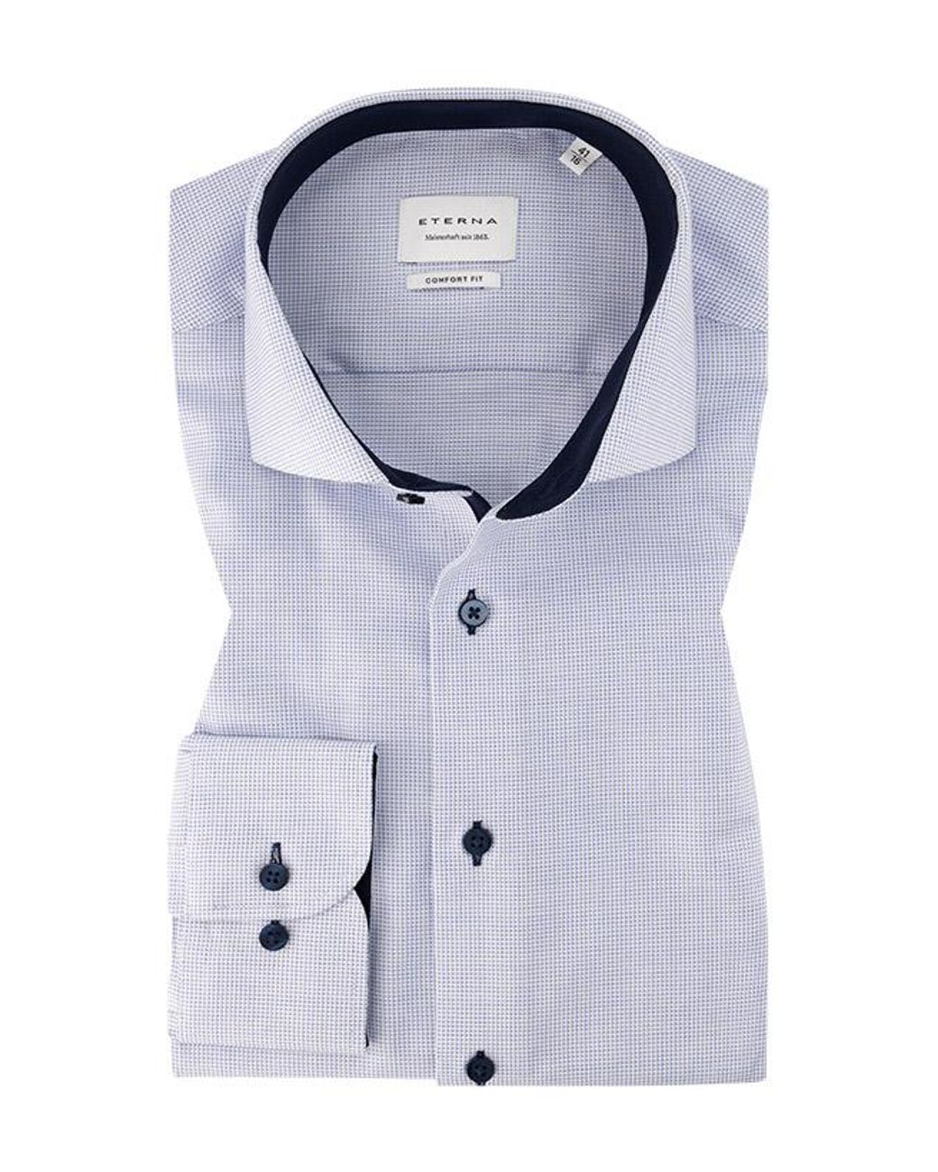Eterna Hemd in Blue für Herren