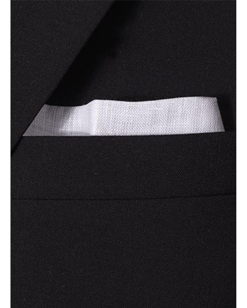 Ascot Herren Einstecktuch Leinen in Blue für Herren