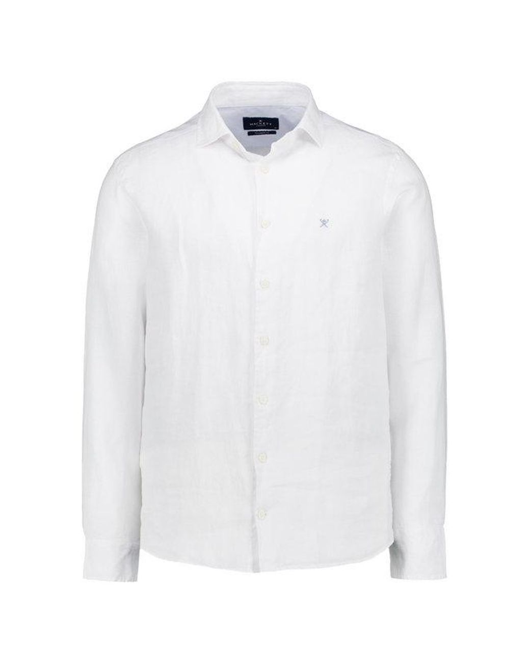 Hackett Herren Hemd Leinen in White für Herren