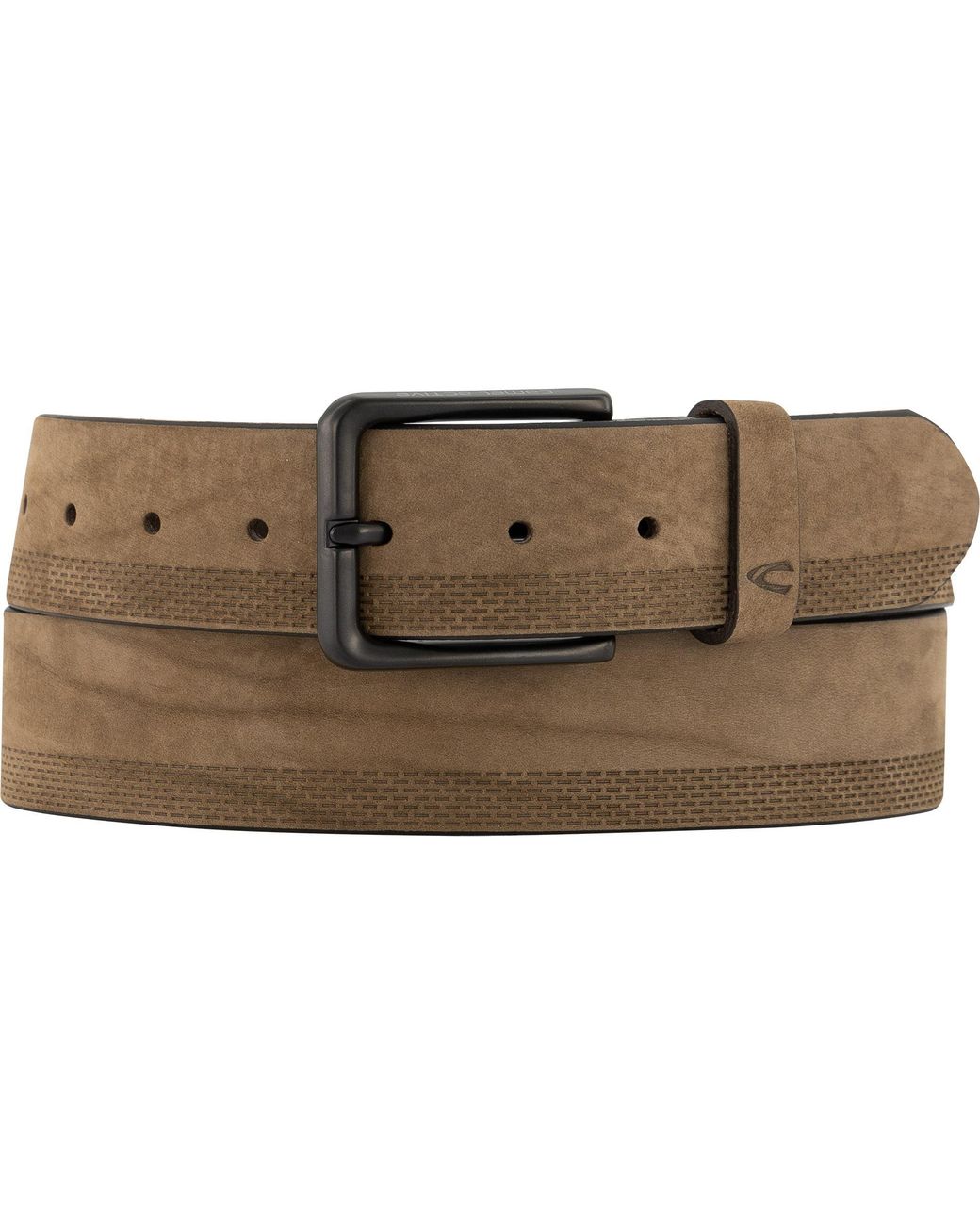 Camel Active Herren Gürtel Nubuk in Black für Herren